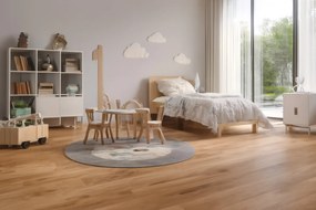 Beaulieu International Group, PVC podlaha - lino Polo 2127, na mieru, šíře 2m,3m,4m, hnedá, pena, detská izba