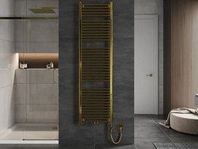 Mexen Mars, elektrické vykurovacie teleso 1800 x 500 mm, 600 W, zlatá lesklá, W110-1800-500-2600-50