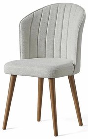 Sada jedálenských stoličiek Rubi Cream and Walnut,4 ks