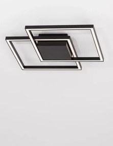 LED stropné svietidlo Bilbao 46 čierne