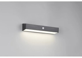 LED nástenné solárne vonkajšie svietidlo (výška 6 cm) Silves – Trio