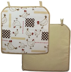 Home Elements Podsedák Sliepočky biele Množstvo: 1 ks