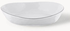 Ručne vyrobená miska z porcelánu Salt, Ø 20, 2 ks