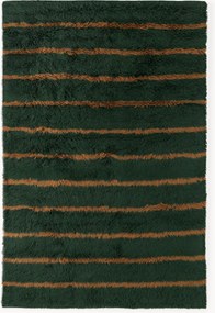 Ručne tuftovaný vlnený koberec's vysokým vlasom Chaz