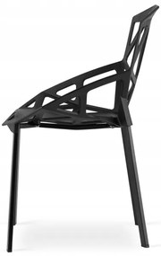 Jedálenský stôl TODI jaseň 60 cm s dvoma stoličkami ESSEN čierne