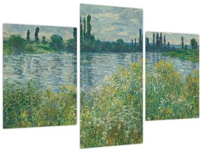 Obraz - Claude Monet, Banks of the Seine, reprodukcia (90x60 cm)