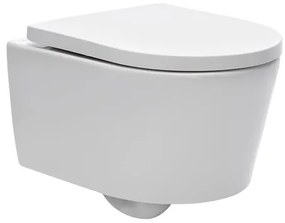 WC závesné SAT Brevis vrátane dosky softclose, zadný odpad SATBRE010RREXP, 1 ks