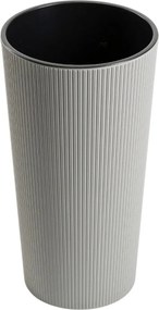 Květináč URBANIKA ECO Wood 36,4x19,6 cm šedý