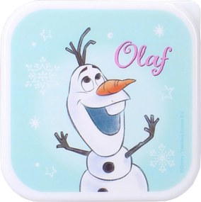 Desiatové boxy Ľadové kráľovstvo - Frozen - motív Elsa a Olaf – súprava 3ks