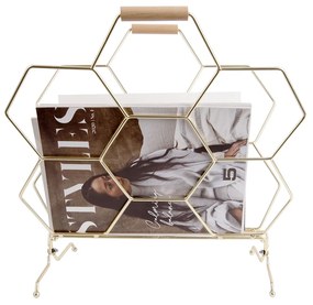 Stojan na noviny Honeycomb  40 × 33 × 45 cm PRESENT TIME