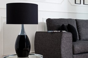 Stolná lampa Carla 60cm čierna