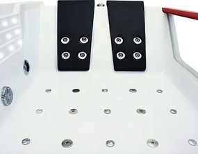 Terra Hydromasážna vírivá vaňa IMPERIA 610H 180×120 s ohrevom vody