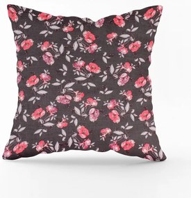 Obliečka na vankúš kvietky Veľkost obliečok: 70 x 90 cm, Zapínanie: Gombíky