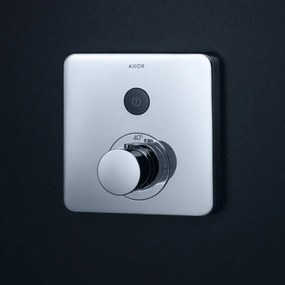 AXOR ShowerSelect termostat s podomietkovou inštaláciou, rozeta Softcube, pre 1 spotrebič, chróm, 36705000