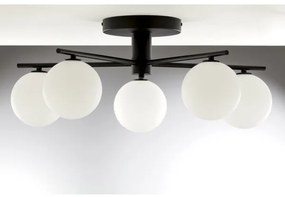 Jupiter 2049 - Prisadený luster PRATO 5xG9/14W/230V čierna/biela