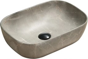 Mexen Rita umývadlo, 45 x 32 cm, imitácia kameňa-béžová, 21084597