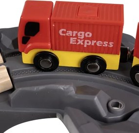 Drevená vláčiková dráha Kruzzel 22754