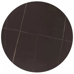 Kulatý jídelní stůl Espero 80 cm černý