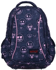 St.RIGHT Školský batoh trojkomorový Emoji