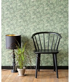 Čierna jedálenská stolička z dreva kaučukovníka Rowico Carmen