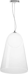 Toolight - závesná sklenená lampa G9 25W APP1029-1CP, strieborná, OSW-09485