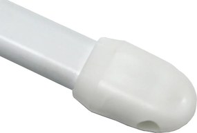 Vitrážna tyčka Easy 80-115 cm, plochá biela