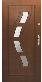 Dvere vchodové WZ34 90L orech