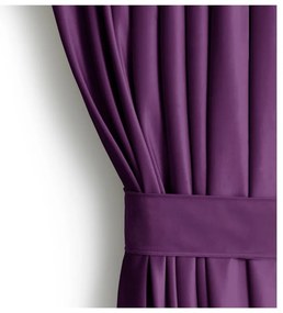 Fialový zamatový dimout záves 140x270 cm Eyelets – Restilo