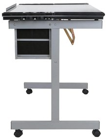 Rysovací stôl so sklopnou sklenenou doskou