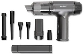 Nedis VCHHR100BK - Dobíjací ručný vysávač 2v1 90W/6000 mAh šedá/čierna