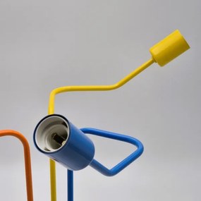 Prisadený luster MATYLDA 3xE27/60W/230V pestrofarebná