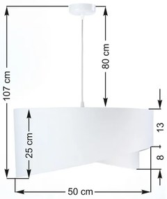 Luster na lanku GALAXY 1xE27/60W/230V