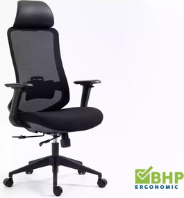 SI Otočná stolička Ergon čierna