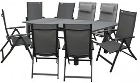 Doppler FIRENZE - rozkladací hliníkový stôl 180/240 x 90 x 75 cm - 2. akosť (N580)