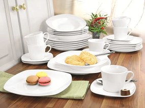 Kávový servis (18 dielov) Amelie, biely