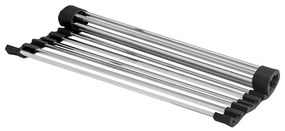 Gamma Gamma, rolovacia rohož na drez 37 x 34,7 cm, čierna-chrómová, GMA-ZLE000214