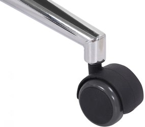 Kancelárska stolička Varel - drevo orech - Biela