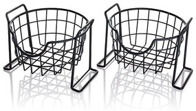 Kovové košíky na ovocie a zeleninu, 2 ks