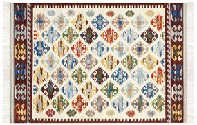 Vlnený kelímový koberec 160 x 230 cm viacfarebný AKNALICH Beliani
