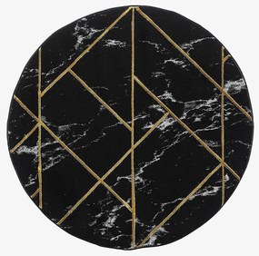 Koberec Diamond 0,8/0,8 A0052 čierna/zlatá