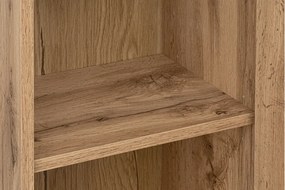 Comodo Doplnková kúpeľňová skrinka vysoká Amata OW V 35 P/L, dub wotan