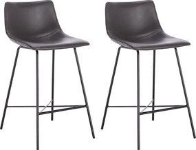 2 x Barová židle Hawaj CL-845-4 tmavě šedá