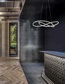 LED luster Martino 60 Chrome