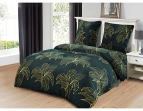 Mikroplyšové posteľné obliečky zelenej farby s monsterou Rozmer: 200x220 + 2x 70x80