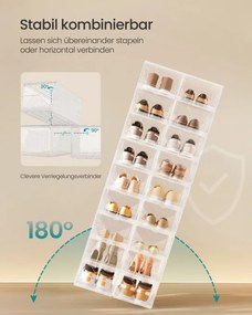 Úložné boxy LSP806WH01 (6 ks)