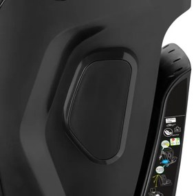 Lionelo - otočná autosedačka s bázou HARPER i-Size 76-150 cm Black Carbon