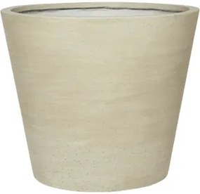Kvetináč Cement Bucket L beige washed béžový 58x50 cm