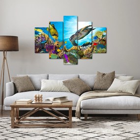 Obraz koralového útesu (150x105 cm)