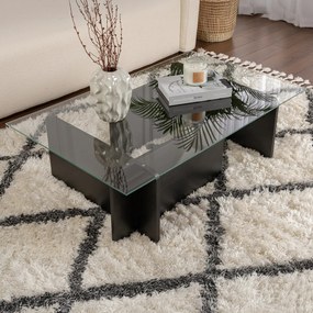 Konferenčný stolík Flavio Wooden Black