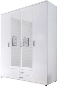 Sconto Šatníková skriňa RAMON biela